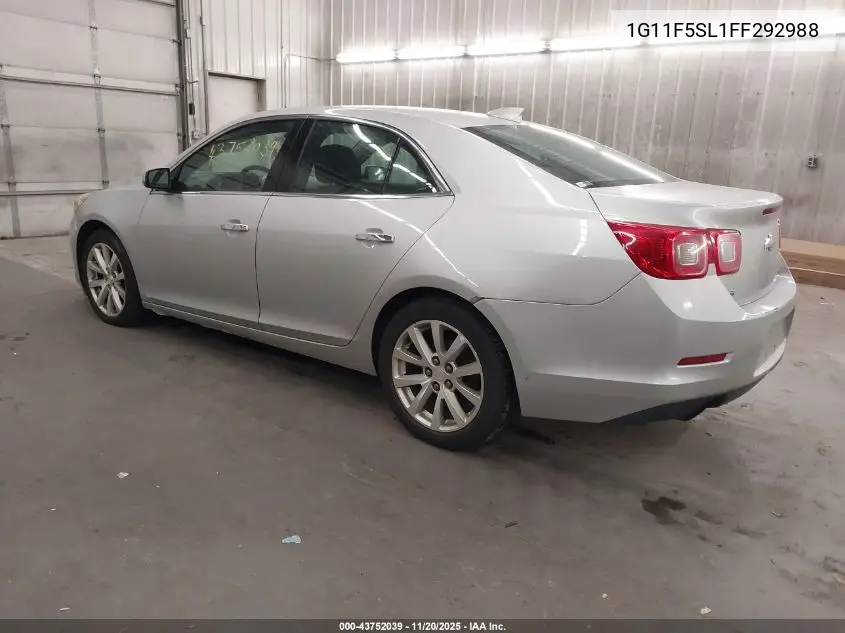 1G11F5SL1FF292988 2015 Chevrolet Malibu 1Lz