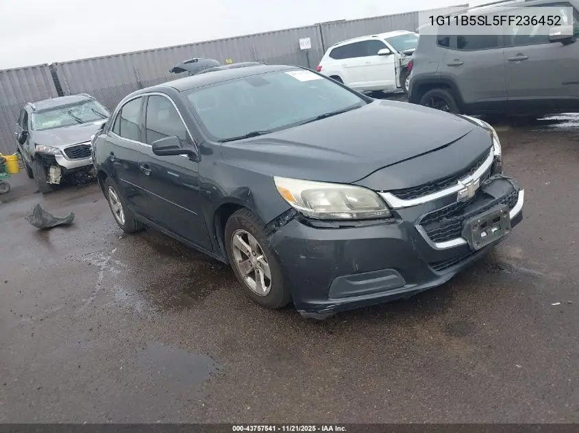 1G11B5SL5FF236452 2015 Chevrolet Malibu Ls