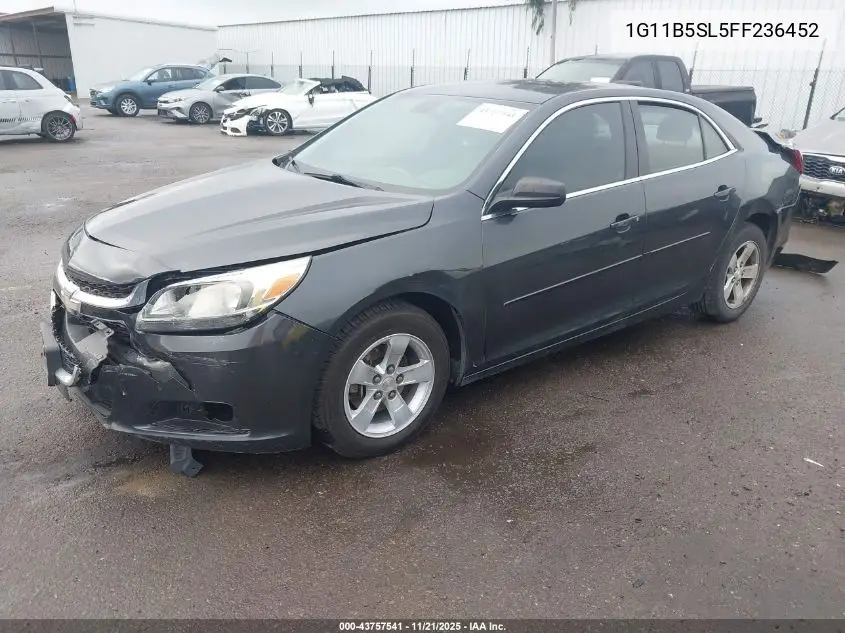 1G11B5SL5FF236452 2015 Chevrolet Malibu Ls