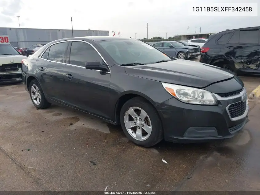 1G11B5SLXFF342458 2015 Chevrolet Malibu Ls