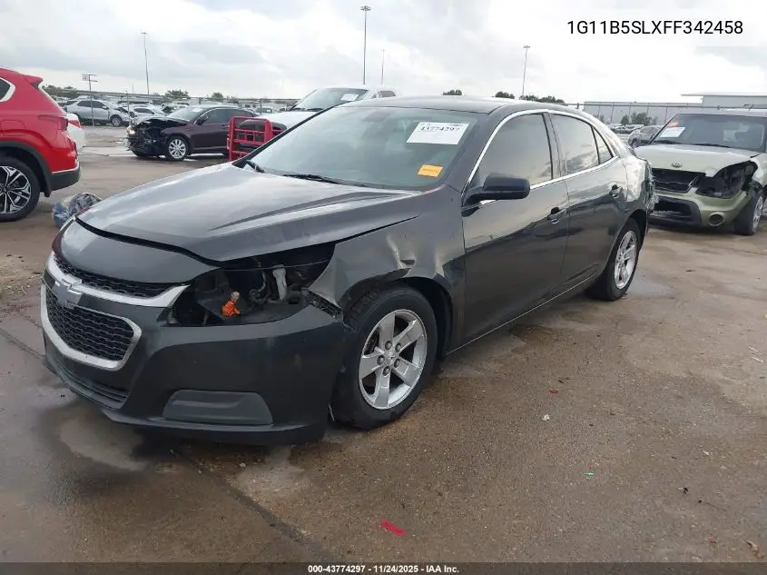1G11B5SLXFF342458 2015 Chevrolet Malibu Ls