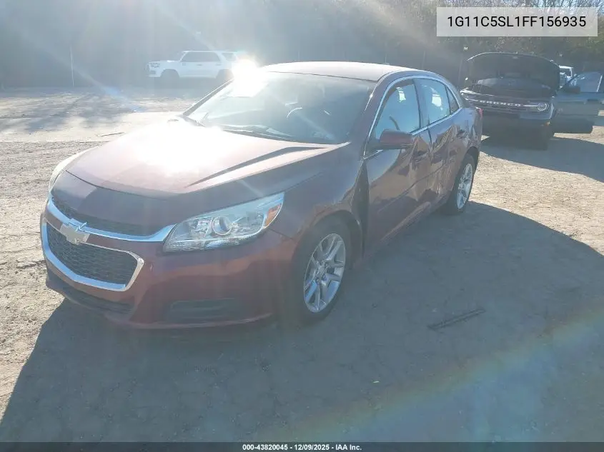 1G11C5SL1FF156935 2015 Chevrolet Malibu 1Lt
