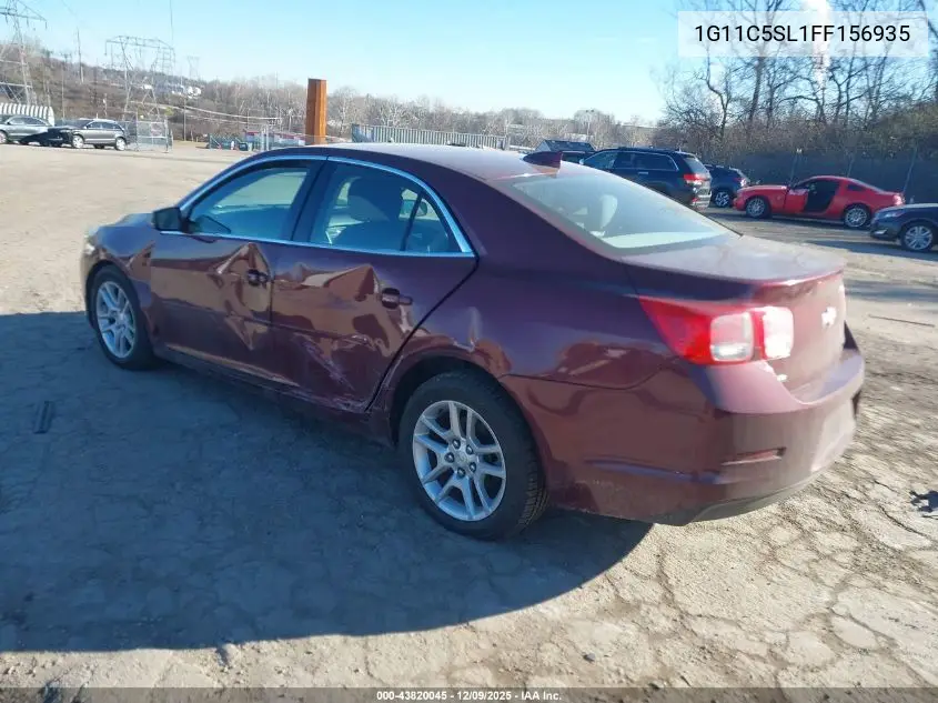 1G11C5SL1FF156935 2015 Chevrolet Malibu 1Lt