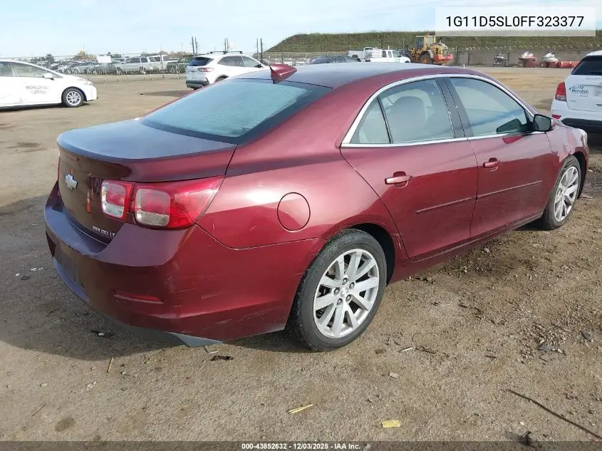 1G11D5SL0FF323377 2015 Chevrolet Malibu 2Lt