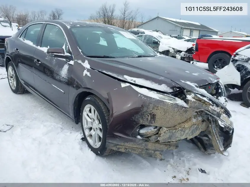 1G11C5SL5FF243608 2015 Chevrolet Malibu 1Lt