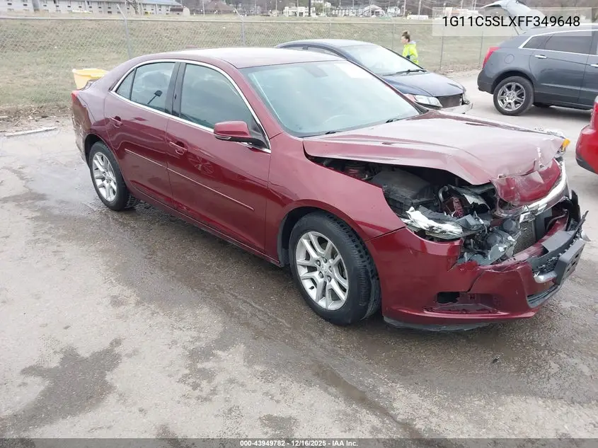 1G11C5SLXFF349648 2015 Chevrolet Malibu 1Lt