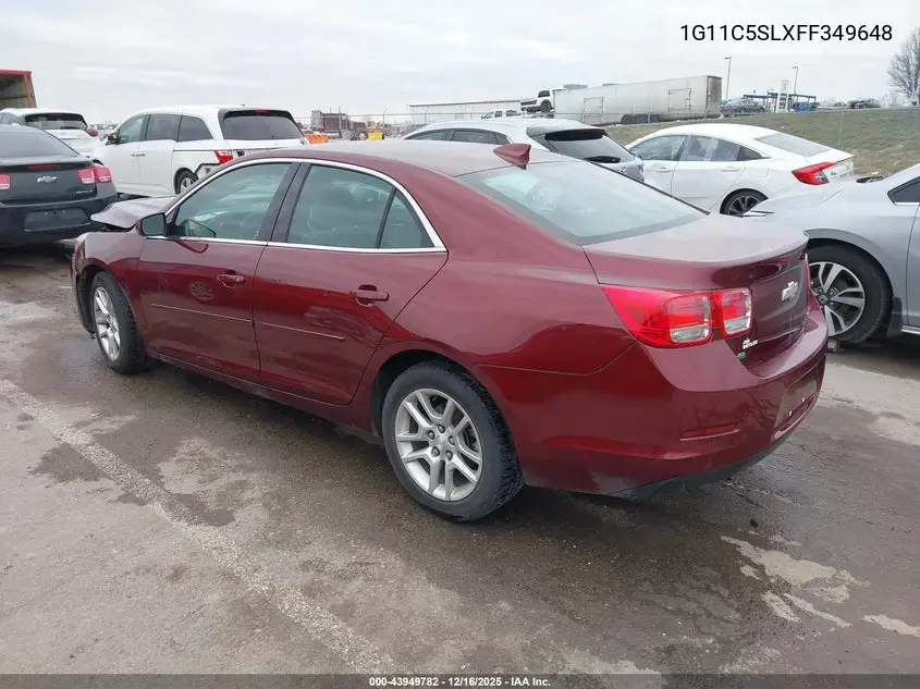 1G11C5SLXFF349648 2015 Chevrolet Malibu 1Lt