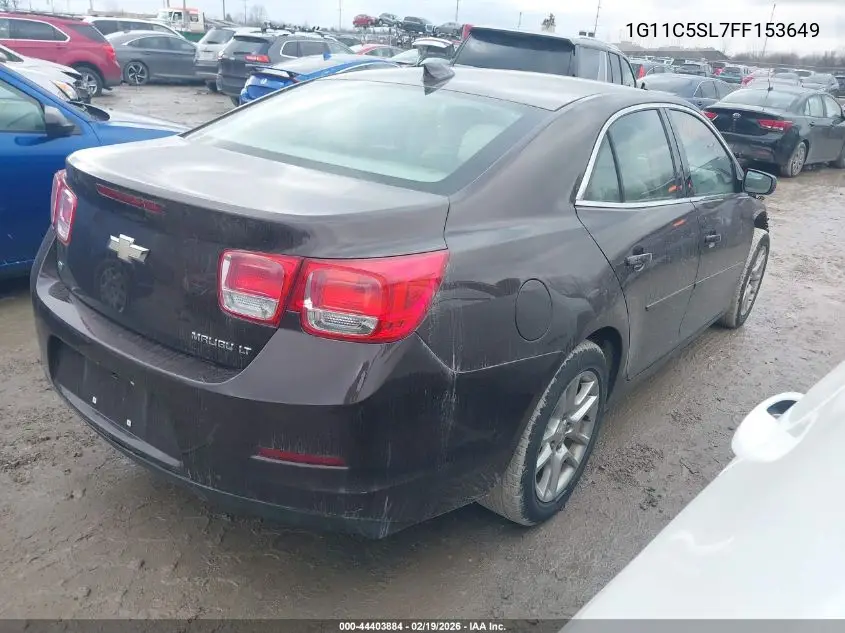 1G11C5SL7FF153649 2015 Chevrolet Malibu 1Lt