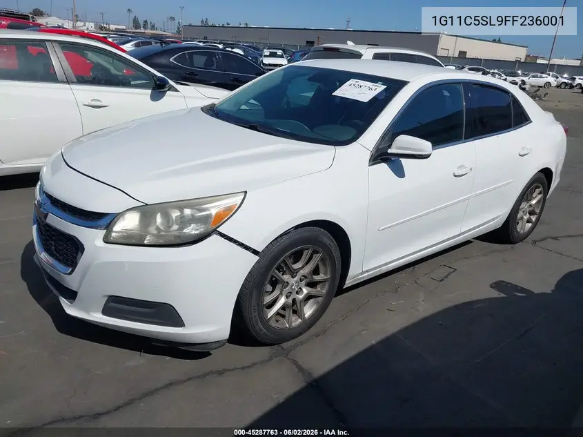 1G11C5SL9FF236001 2015 Chevrolet Malibu 1Lt