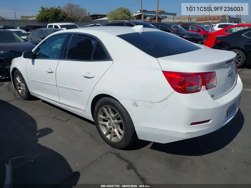1G11C5SL9FF236001 2015 Chevrolet Malibu 1Lt