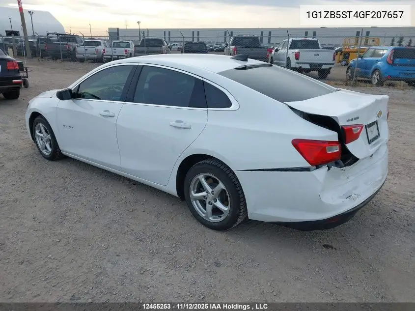 1G1ZB5ST4GF207657 2016 Chevrolet Malibu Ls