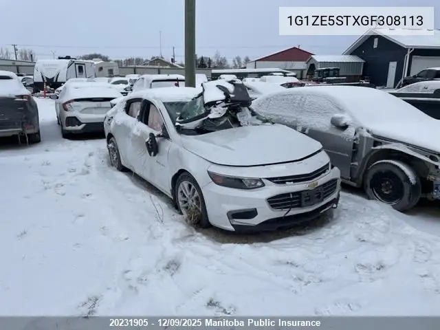 1G1ZE5STXGF308113 2016 Chevrolet Malibu Lt