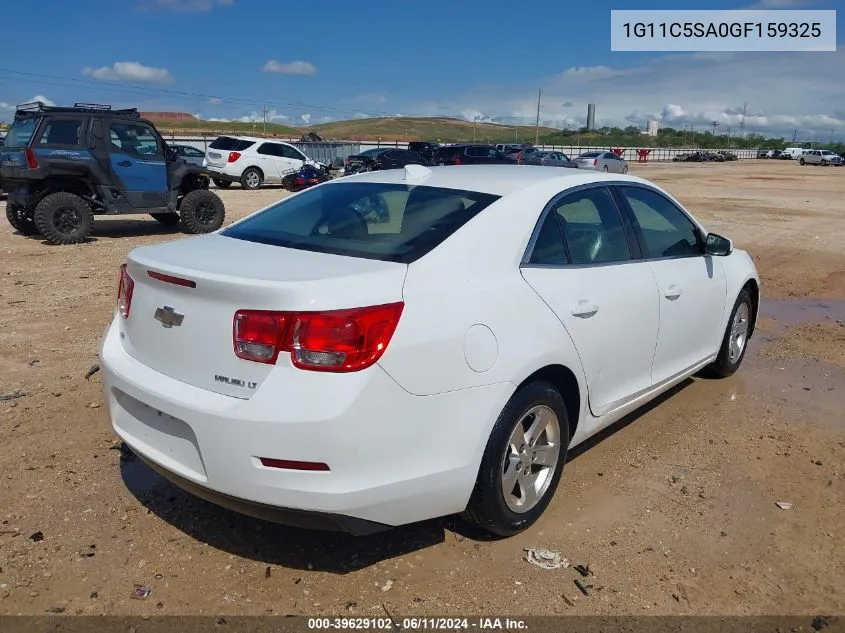 1G11C5SA0GF159325 2016 Chevrolet Malibu Limited Lt