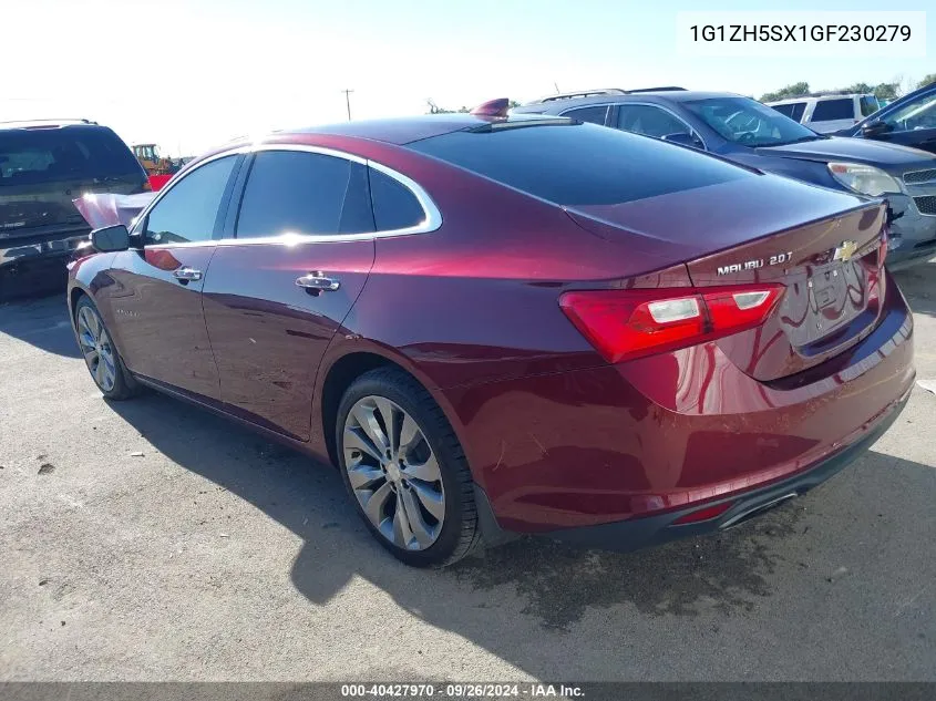 1G1ZH5SX1GF230279 2016 Chevrolet Malibu Premier