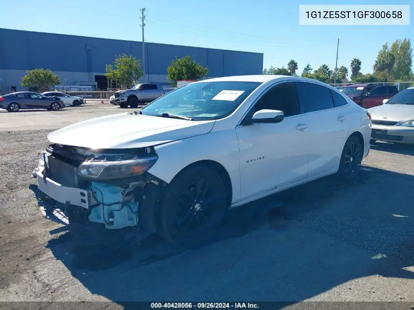 2016 Chevrolet Malibu 1Lt VIN: 1G1ZE5ST1GF300658 Lot: 40428056