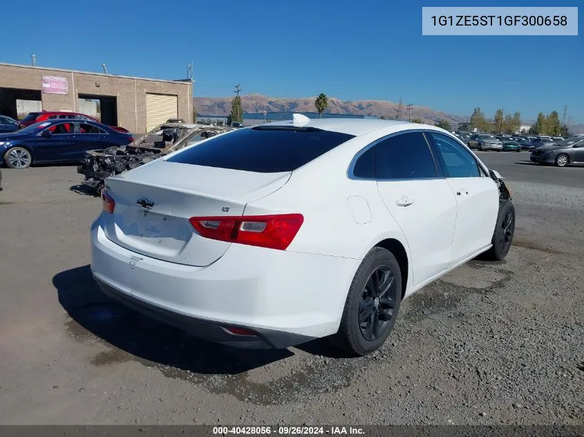 2016 Chevrolet Malibu 1Lt VIN: 1G1ZE5ST1GF300658 Lot: 40428056