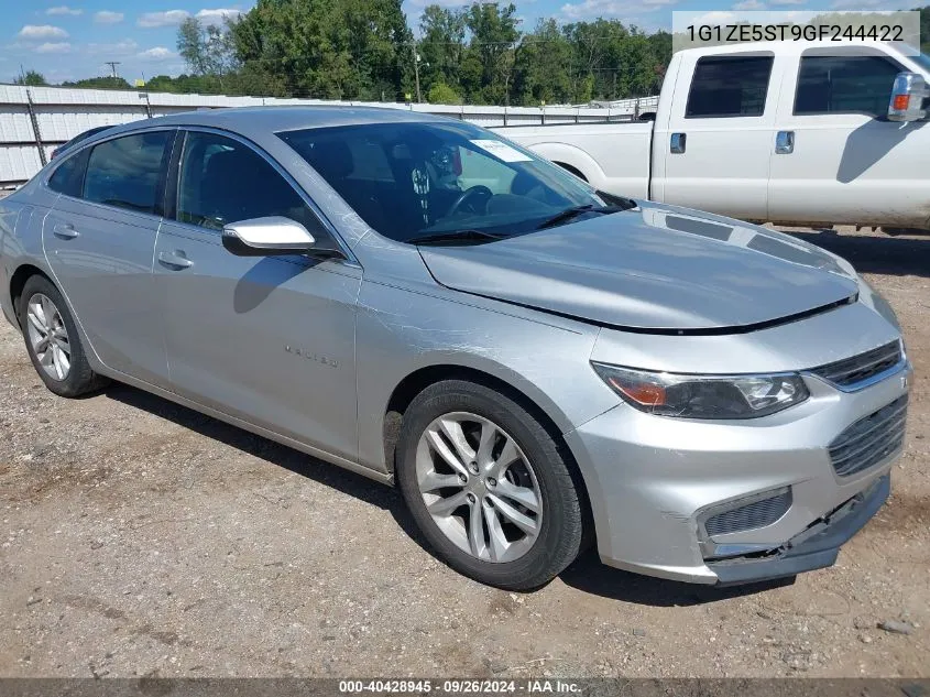 2016 Chevrolet Malibu 1Lt VIN: 1G1ZE5ST9GF244422 Lot: 40428945