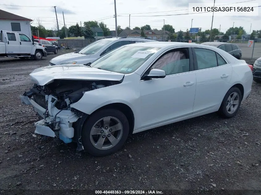 2016 Chevrolet Malibu Limited Lt VIN: 1G11C5SA3GF156824 Lot: 40448363