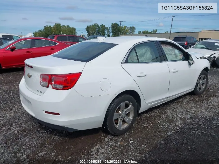 1G11C5SA3GF156824 2016 Chevrolet Malibu Limited Lt