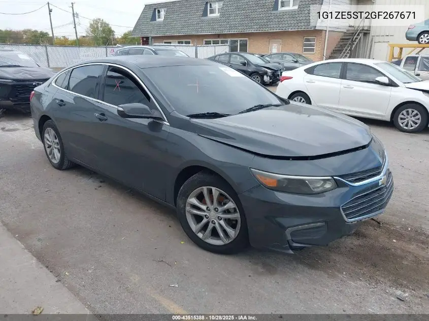 1G1ZE5ST2GF267671 2016 Chevrolet Malibu 1Lt