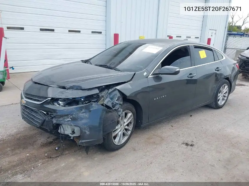 1G1ZE5ST2GF267671 2016 Chevrolet Malibu 1Lt