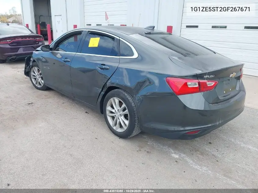 1G1ZE5ST2GF267671 2016 Chevrolet Malibu 1Lt
