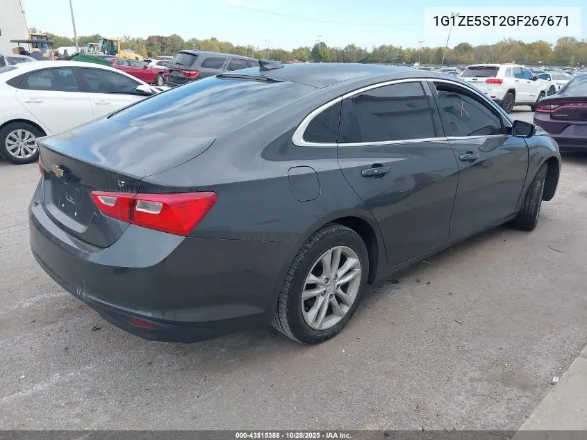 1G1ZE5ST2GF267671 2016 Chevrolet Malibu 1Lt