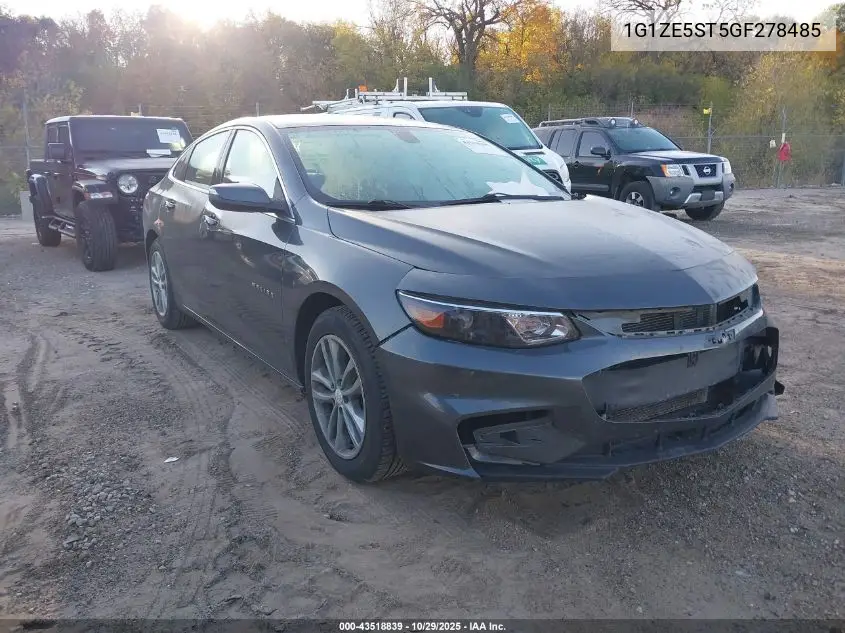 1G1ZE5ST5GF278485 2016 Chevrolet Malibu 1Lt