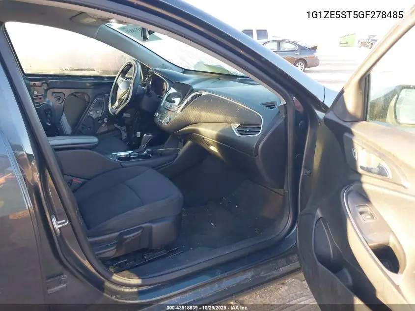 1G1ZE5ST5GF278485 2016 Chevrolet Malibu 1Lt