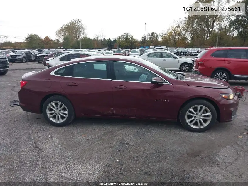 1G1ZE5ST6GF275661 2016 Chevrolet Malibu 1Lt