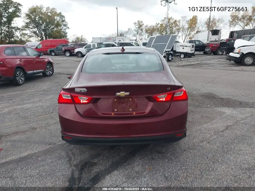 1G1ZE5ST6GF275661 2016 Chevrolet Malibu 1Lt