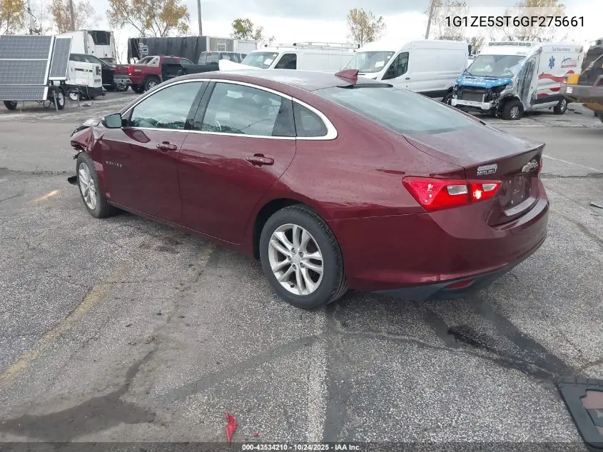 1G1ZE5ST6GF275661 2016 Chevrolet Malibu 1Lt