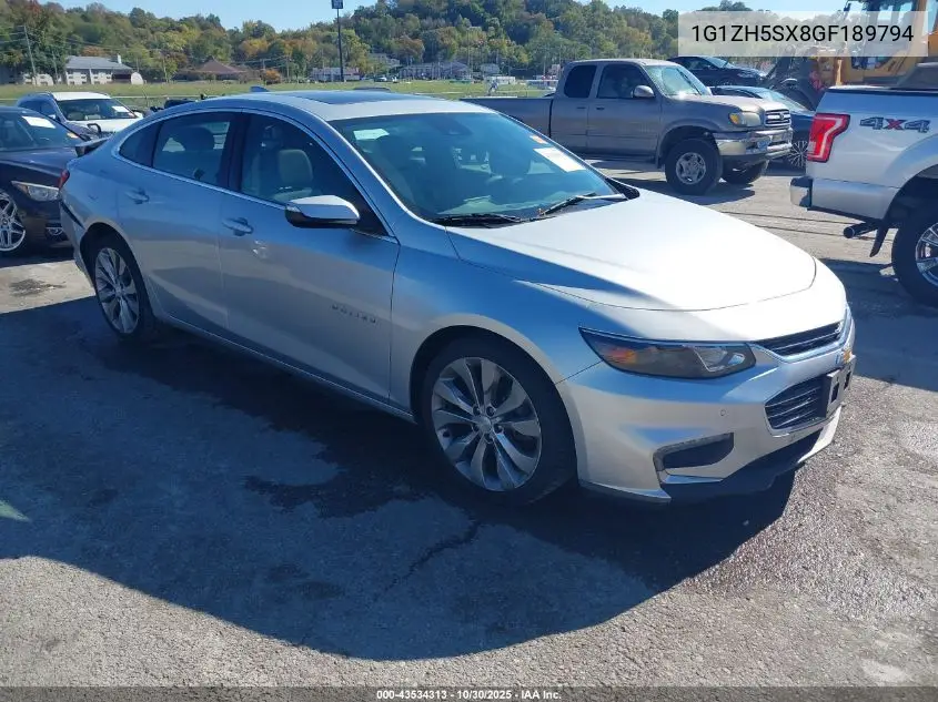 1G1ZH5SX8GF189794 2016 Chevrolet Malibu Premier