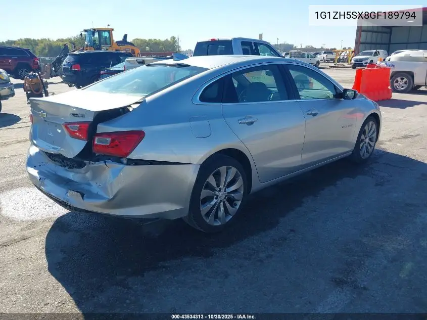 1G1ZH5SX8GF189794 2016 Chevrolet Malibu Premier