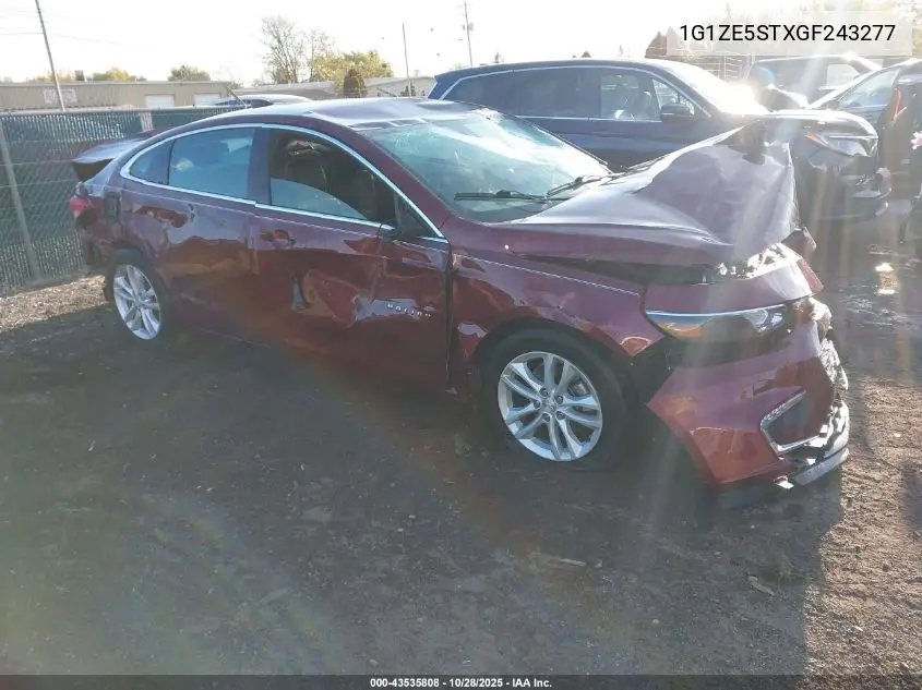 1G1ZE5STXGF243277 2016 Chevrolet Malibu 1Lt