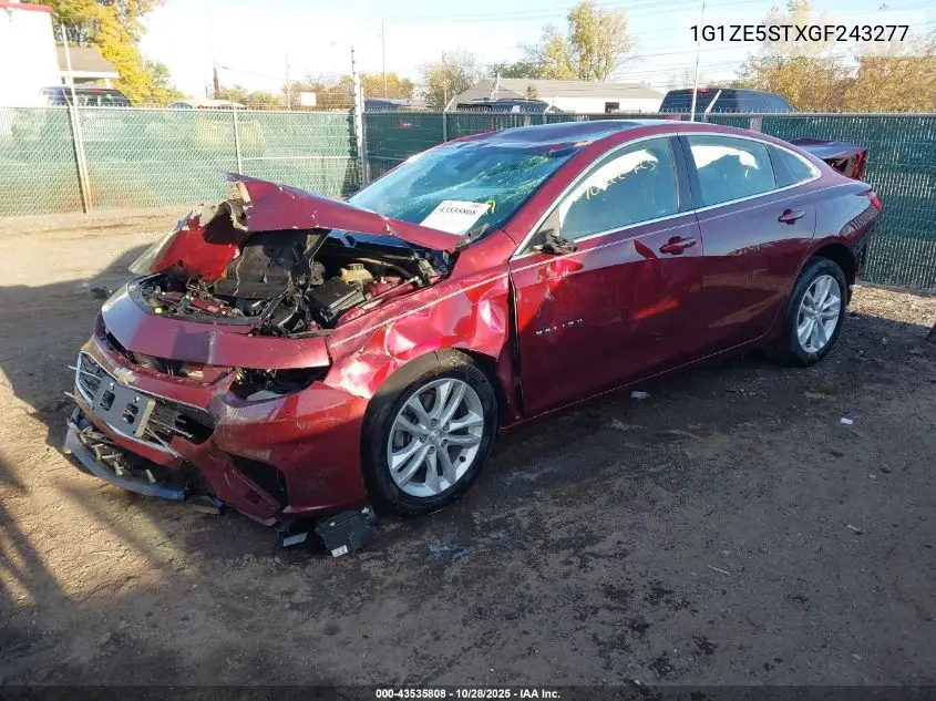 1G1ZE5STXGF243277 2016 Chevrolet Malibu 1Lt