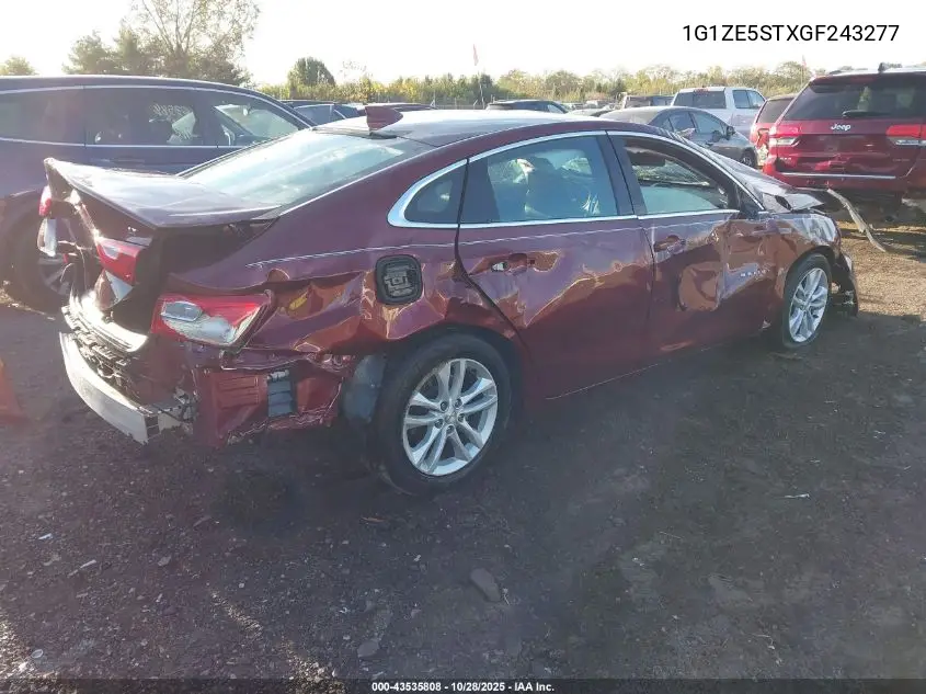 1G1ZE5STXGF243277 2016 Chevrolet Malibu 1Lt