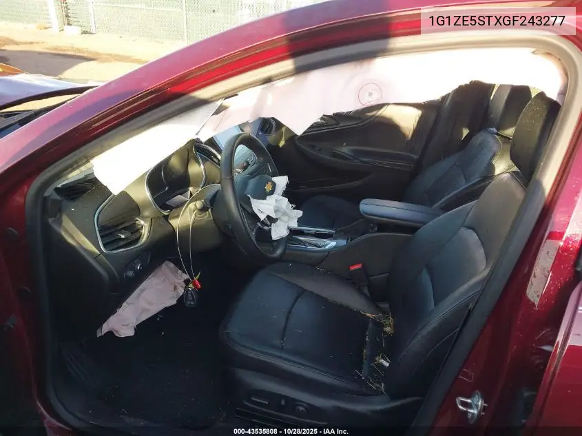 1G1ZE5STXGF243277 2016 Chevrolet Malibu 1Lt