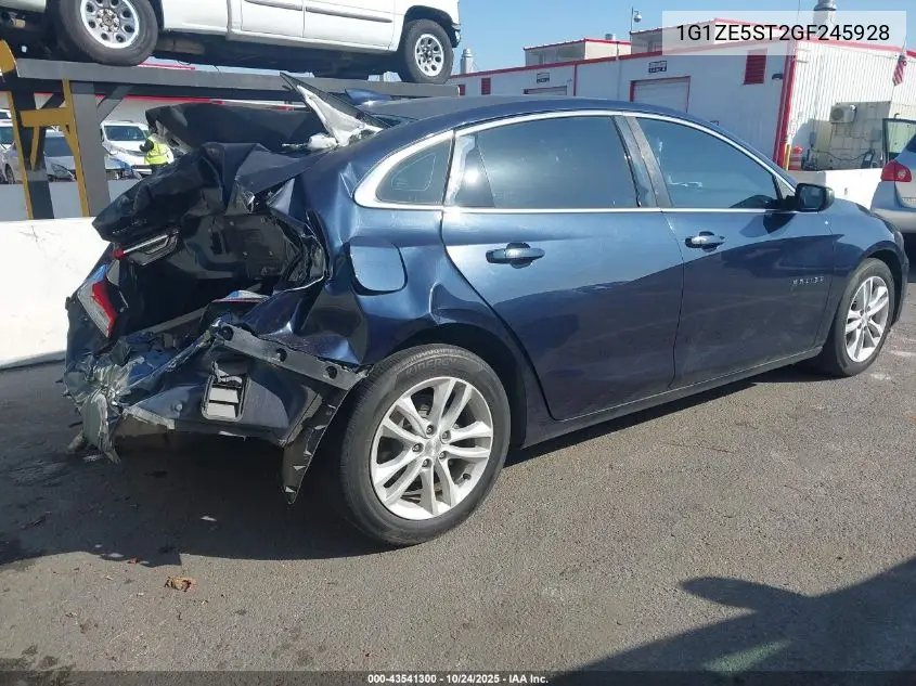 1G1ZE5ST2GF245928 2016 Chevrolet Malibu 1Lt