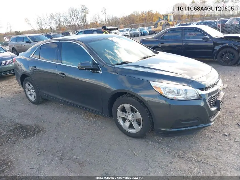 1G11C5SA4GU120605 2016 Chevrolet Malibu Limited Lt
