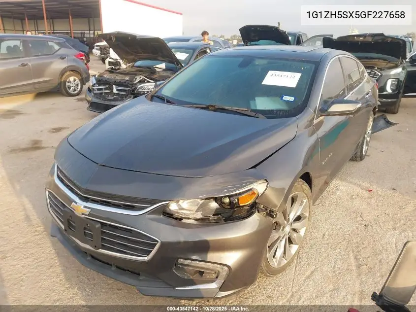 1G1ZH5SX5GF227658 2016 Chevrolet Malibu Premier
