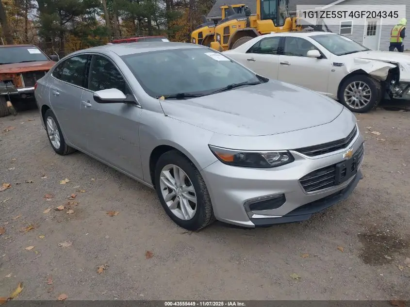 1G1ZE5ST4GF204345 2016 Chevrolet Malibu 1Lt