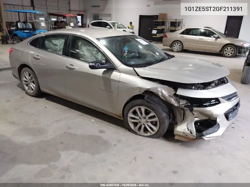 1G1ZE5ST2GF211391 2016 Chevrolet Malibu 1Lt