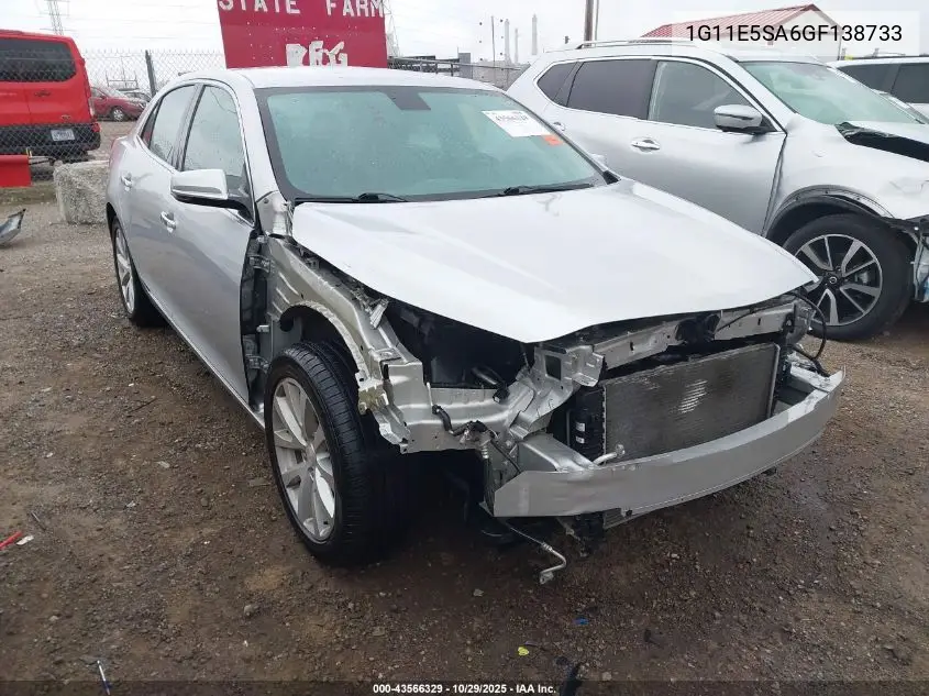 1G11E5SA6GF138733 2016 Chevrolet Malibu Limited Ltz
