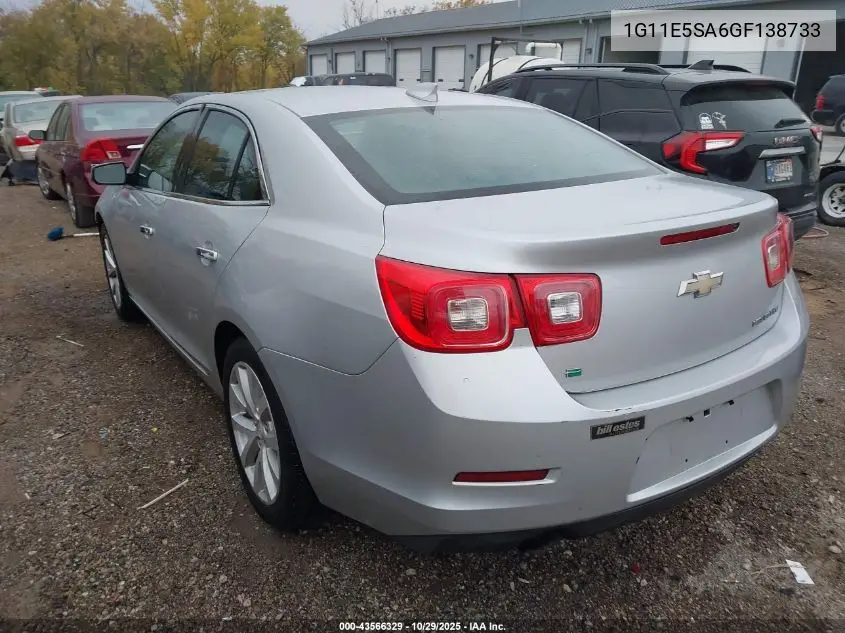 1G11E5SA6GF138733 2016 Chevrolet Malibu Limited Ltz