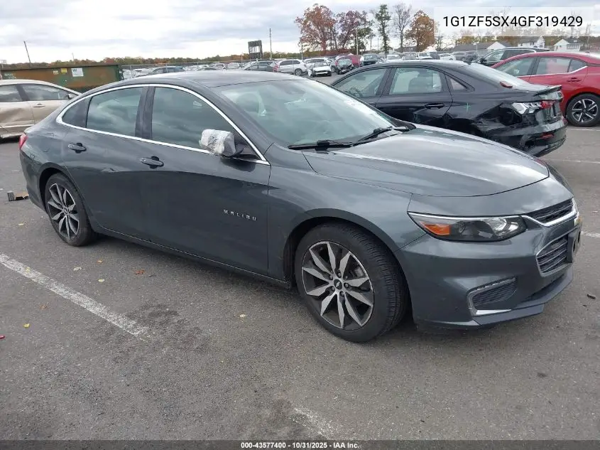 1G1ZF5SX4GF319429 2016 Chevrolet Malibu 2Lt