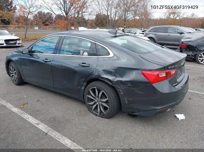 1G1ZF5SX4GF319429 2016 Chevrolet Malibu 2Lt