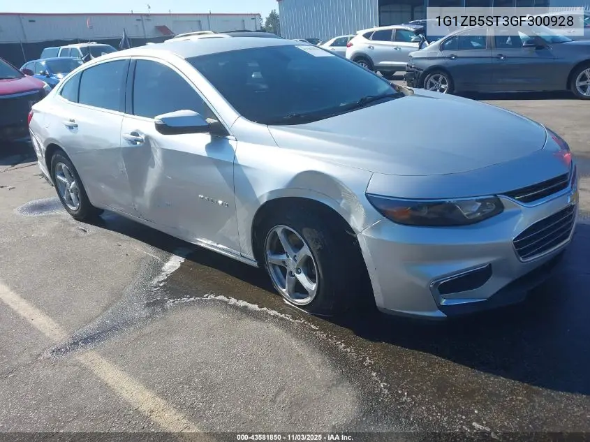 1G1ZB5ST3GF300928 2016 Chevrolet Malibu Ls