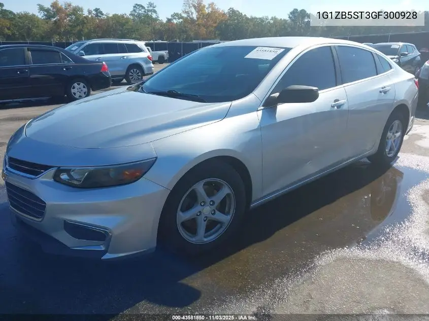 1G1ZB5ST3GF300928 2016 Chevrolet Malibu Ls