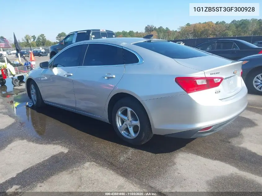 1G1ZB5ST3GF300928 2016 Chevrolet Malibu Ls